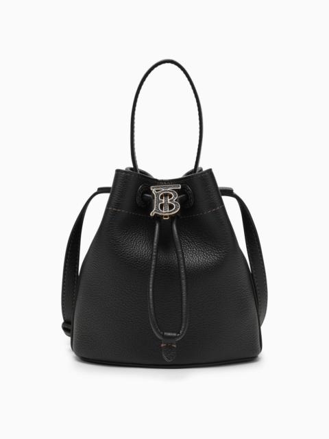 Burberry Tb Mini Black Leather Bucket Bag