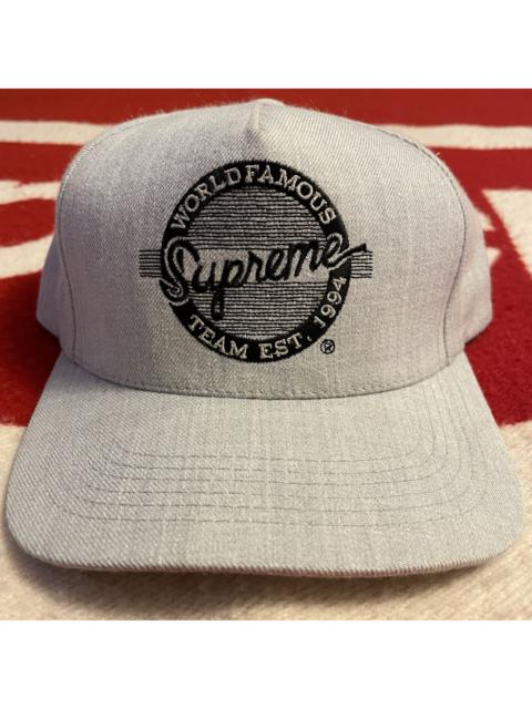 Supreme Supreme College Circle Logo 5 panel cap hat snapback FW2008
