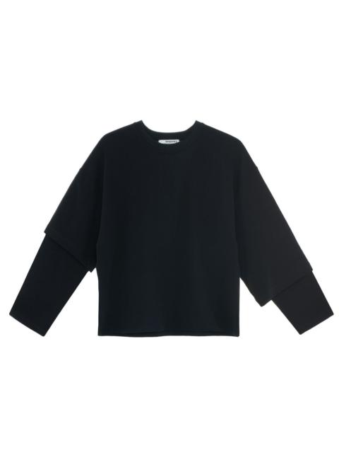 Brand - 9.12tc/ Longsleeve With Asymmetrical T-Shirt Sleeve