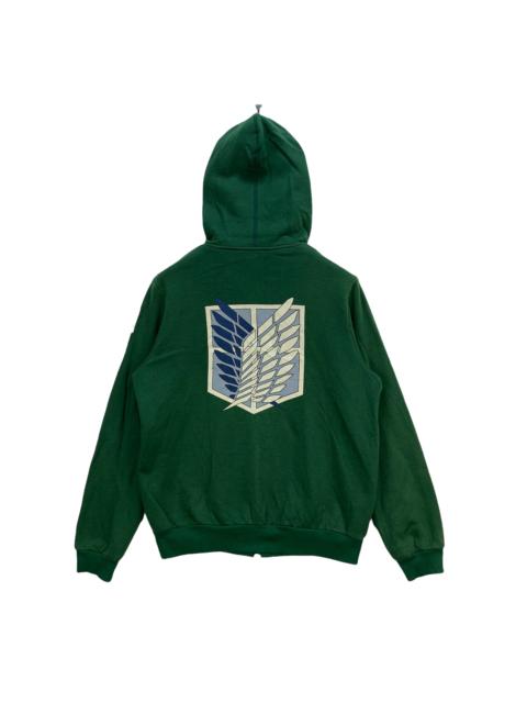 Other Designers Japanese Brand - Attack on Titan Logo Zipper Hoodies #4005-138