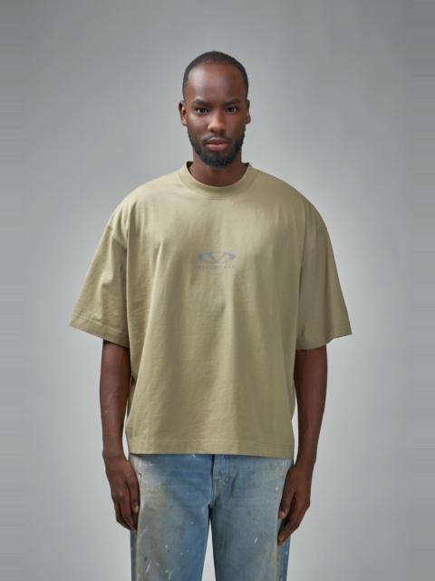 VETEMENTS Oval Logo Cropped Boxy T-Shirt