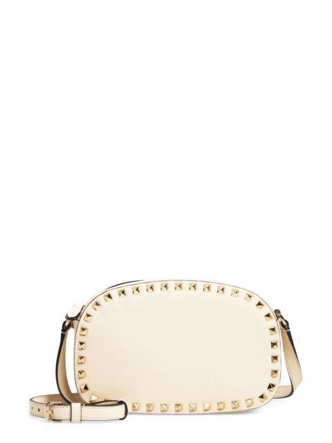 Valentino Valentino Garavani Rockstud Crossbody Camera Bag in Light Ivory at Nordstrom