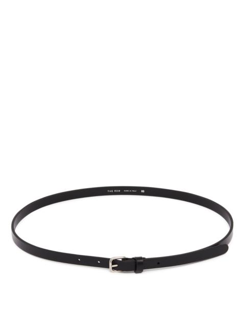 The Row Black Leather Belt