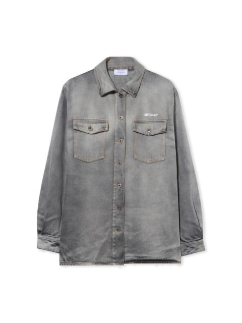 Off-White Ink Arrow Denim Shirt Jacket