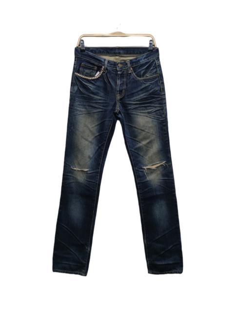 Hysteric Glamour HYSTERIC GLAMOUR DISTRESSED DENIM SIZE 30 J204