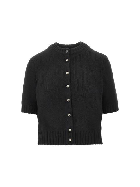 KHAITE 'NORA' STRETCH CASHMERE CARDIGAN