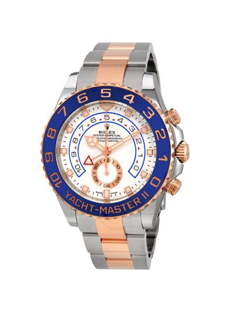 ROLEX Rolex Yacht-Master II Chronograph Automatic White Dial Men's Steel and 18K Everose Gold  Watch 11668