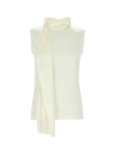 Bottega Veneta Bottega Veneta Women Ivory Stretch Satin Top