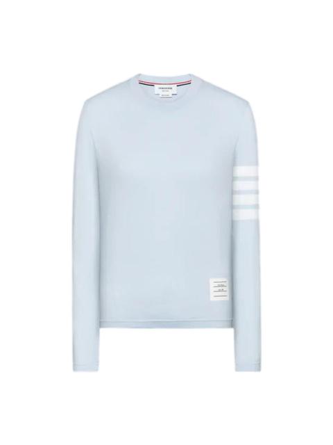 Thom Browne Jersey 4-Bar Long Sleeve Tee Women