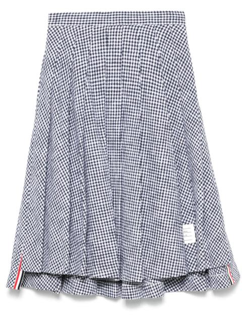 Thom Browne Knee Length Pleated Skirt