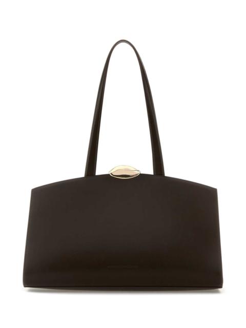 BENEDETTA BRUZZICHES Benedetta Bruzziches Women Brown Leather Serena Shopping Bag