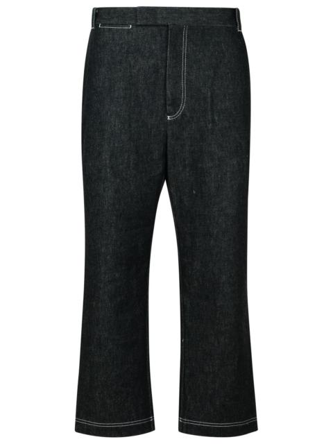 Thom Browne Thom Browne Black Cotton Trousers Man