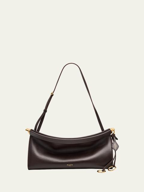 Alaïa Le Click Medium Shoulder Bag in Glossy Leather