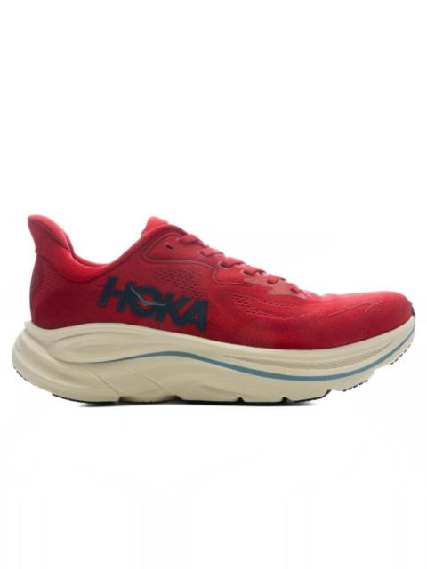 HOKA WOMEN'S CLIFTON 10 - VERMILLION/VARSITY NAVY