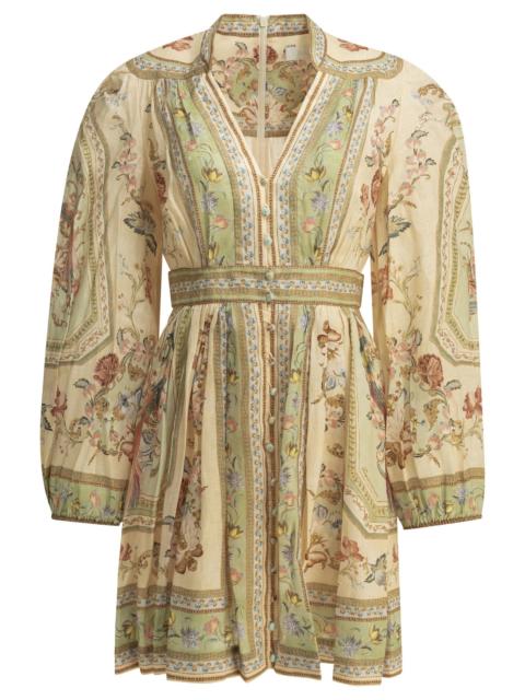 Zimmermann Zimmermann Roselight Short Dress Beige Women