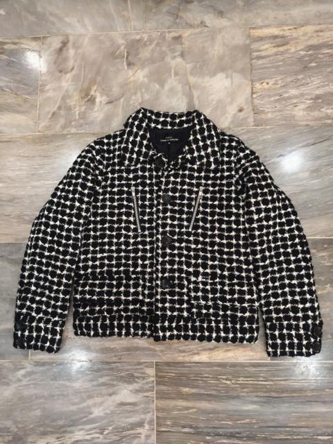 Other Designers Archival Tricot Comme des Garcons Tweed Jacket - AD2005