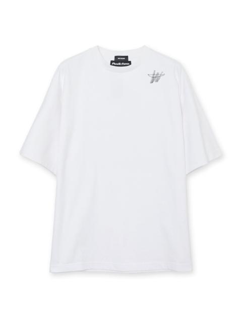 We11done PEACHES METAL MULTI LOGO T-SHIRT