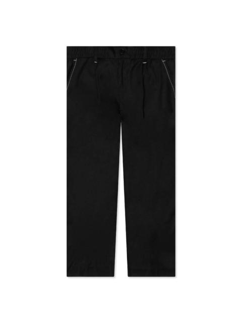 AWAKE NY LIGHTWEIGHT WOOL ELASTICATED WOVEN PANT - CHARCOAL