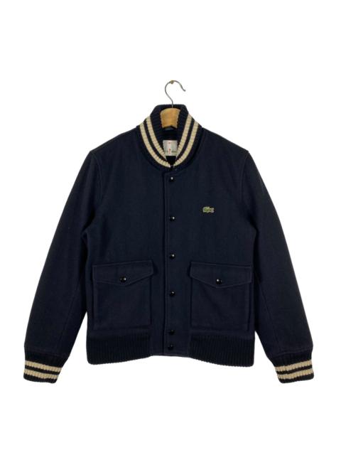 Vintage Lacoste Varsity Bomber Wool Jacket Size 48/3 (M)
