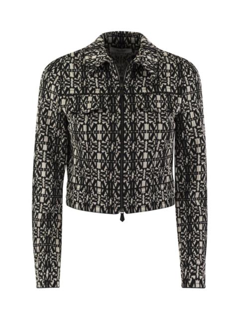 Max Mara All-over Patterned Zip-up Jacket