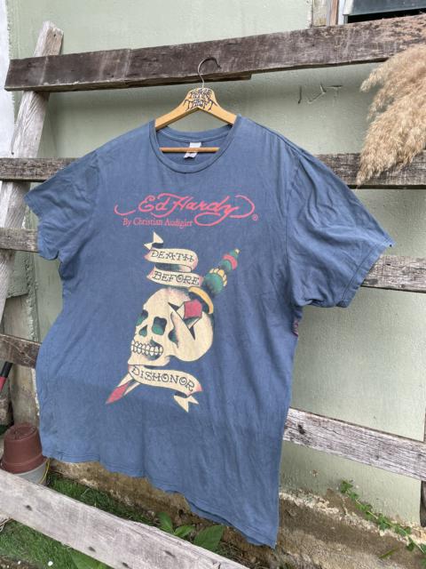 Other Designers Christian Audigier - Ed Hardy By Christian Audigier Death Before Dishonor Tee