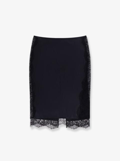 TOM FORD Tom Ford Silk Skirt With Lace Inserts