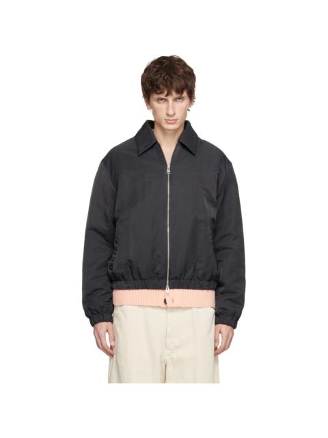 AMI Paris Gray Ami de Coeur Jacket