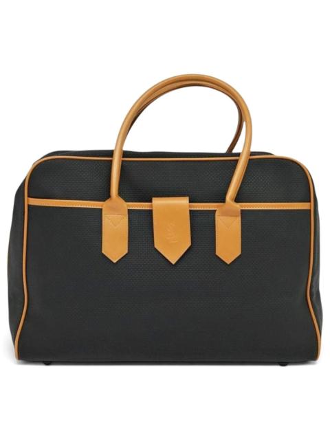 SAINT LAURENT Leather travel bag