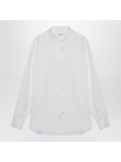 Loro Piana Loro Piana White Linen Shirt Men