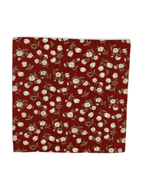 Other Designers Vintage - FLORAL BANDANA HANDKERCHIEF NECKERCHIEF - HC 0377