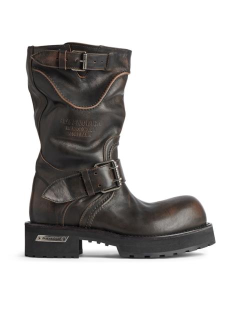 BALENCIAGA Men's Venom Boot in Brown