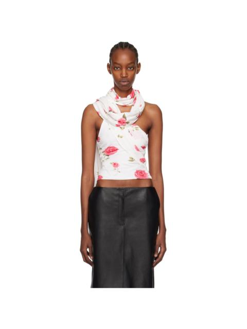 MAGDA BUTRYM White Wrap Tank Top