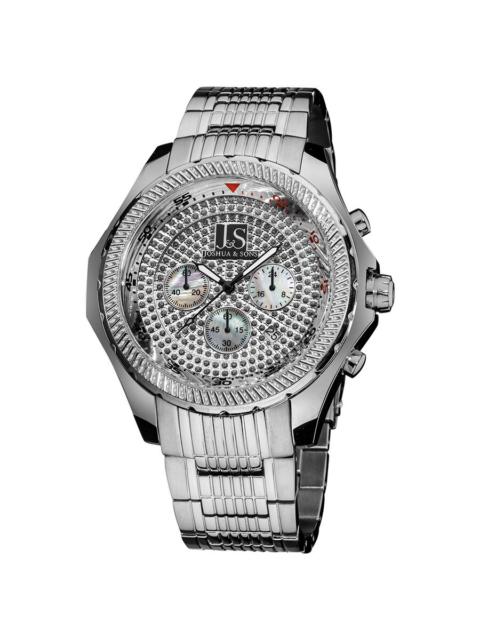 Other Designers Joshua and Sons Quartz Crystal Men's Watch JS-43-SS