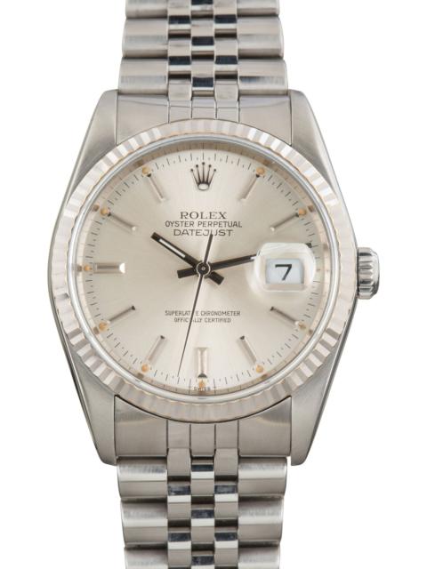 ROLEX Pre-owned Rolex Datejust 36 Ref 16234 Silver