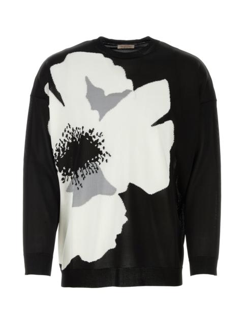 Valentino Black viscose sweater