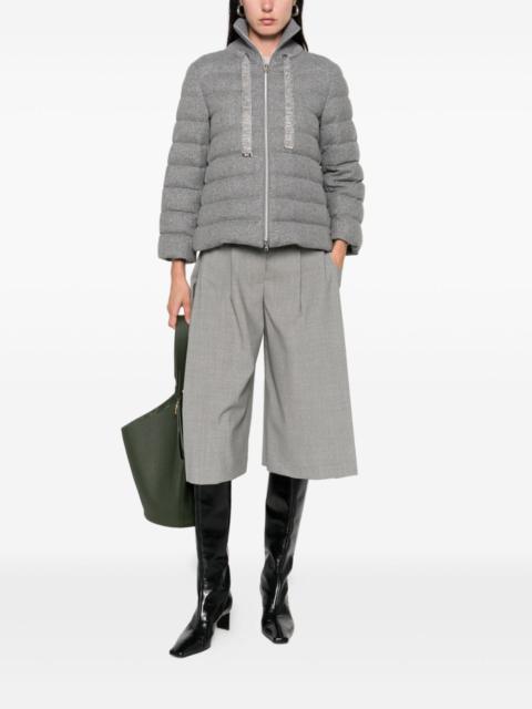 Herno Women Cashmere And Wool Padded Jacket