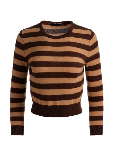 Alice + Olivia CAROLANN CASHMERE SHRUNKEN PULLOVER