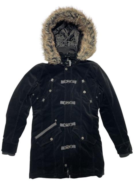 Other Designers If Six Was Nine - In The Attic Velvet Fur Hoodie Punk LGB Style Jacket