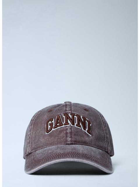 GANNI Ganni Women Logo Motif Baseball Cap