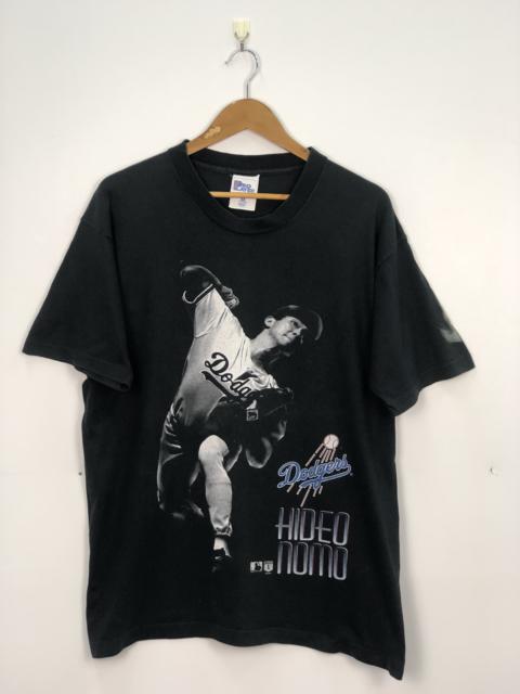 Other Designers Vintage - Vintage 90s LA Dodgers Hideo Nomo T Shirt