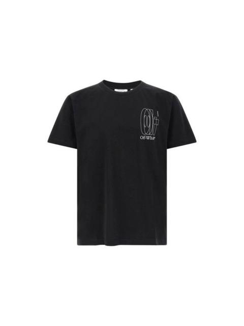 Off-White OFF-WHITE Black Big Double Arrow Men's T-shirt New & Authent
