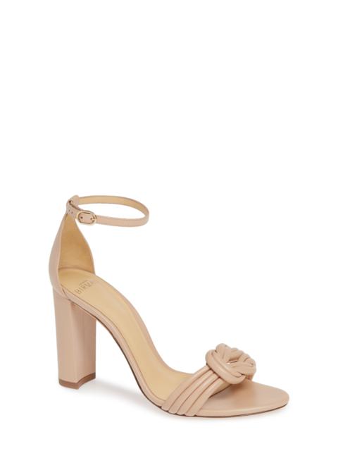 ALEXANDRE BIRMAN Alexandre Birman Chiara Knot Ankle Strap Sandal in Light Sand at Nordstrom