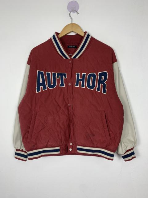 Other Designers Japanese Brand - Vintage Chip clip Button Up Varsity Jacket J1452