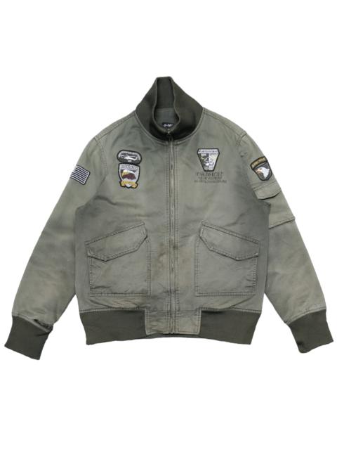Other Designers Japanese Brand - Vintage 1998 Military American Legend Bomber Jacket