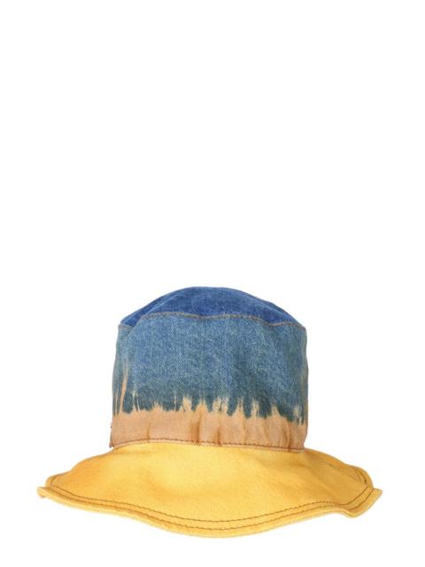 Other Designers Alberta Ferretti Women Bucket Hat With Tie Dye Print