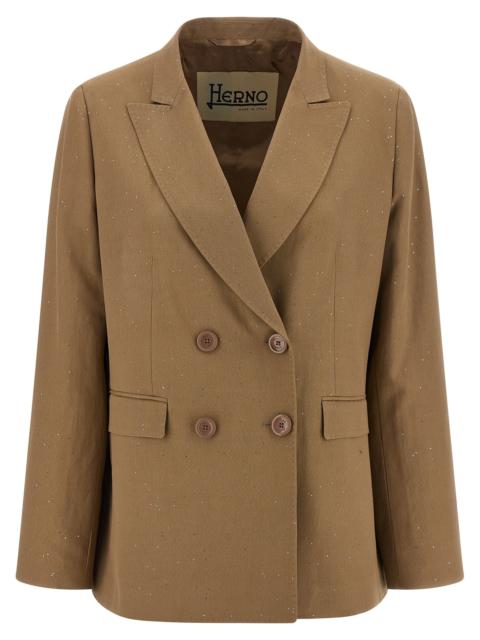Herno Herno Women Micro Sequin Blazer