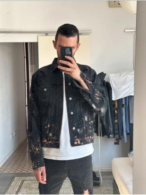 1017 ALYX 9SM Black Denim Ripped Jacket