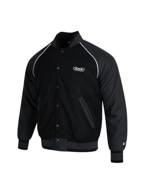 Nike Nike Baseball Collar Raglan Sleeve Long Sleeves Jacket Men's Black DQ6148-010