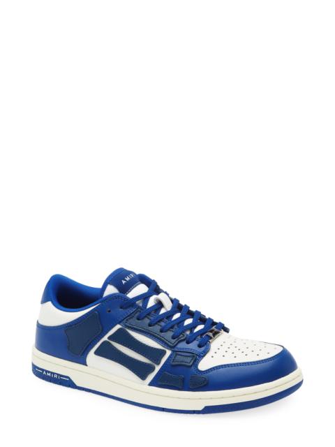 AMIRI AMIRI Skel Low Top Sneaker in Blue White at Nordstrom