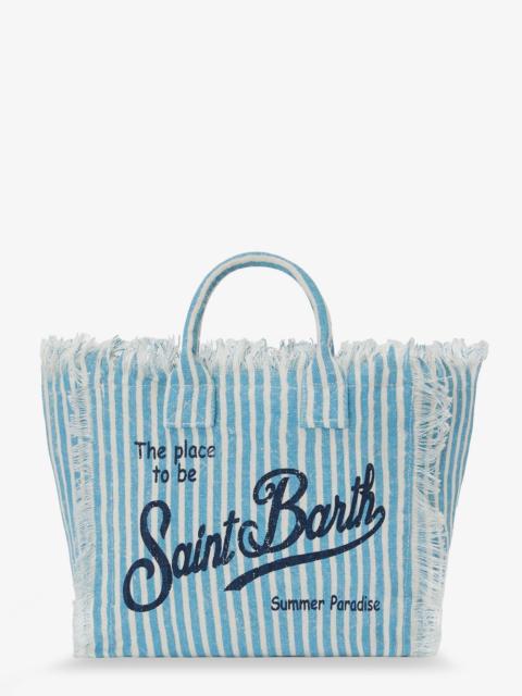 Other Designers Mc2 Saint Barth Vanity Linen Shoulder Bag